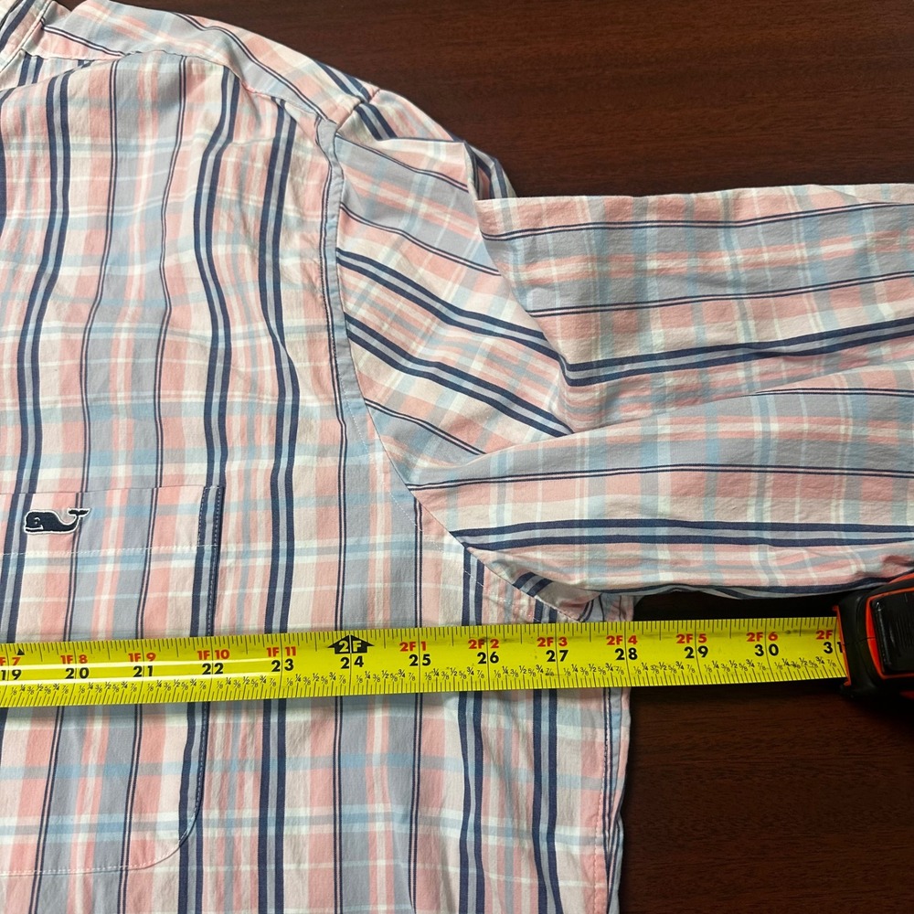 Vineyard Vines Tucker Shirt Mens 2XB Plaid Classic Fit Button Down Cotton Preppy - Picture 7 of 7